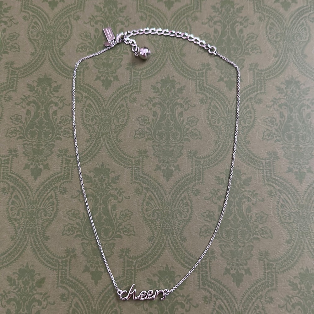 Authentic kate spade “Cheers” necklace